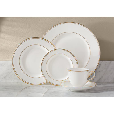 LENOX CONSTANCE プレート ５枚 Solitaire 5-Piece Place Setting – Lenox Corporation